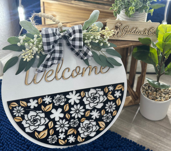 Welcome sign