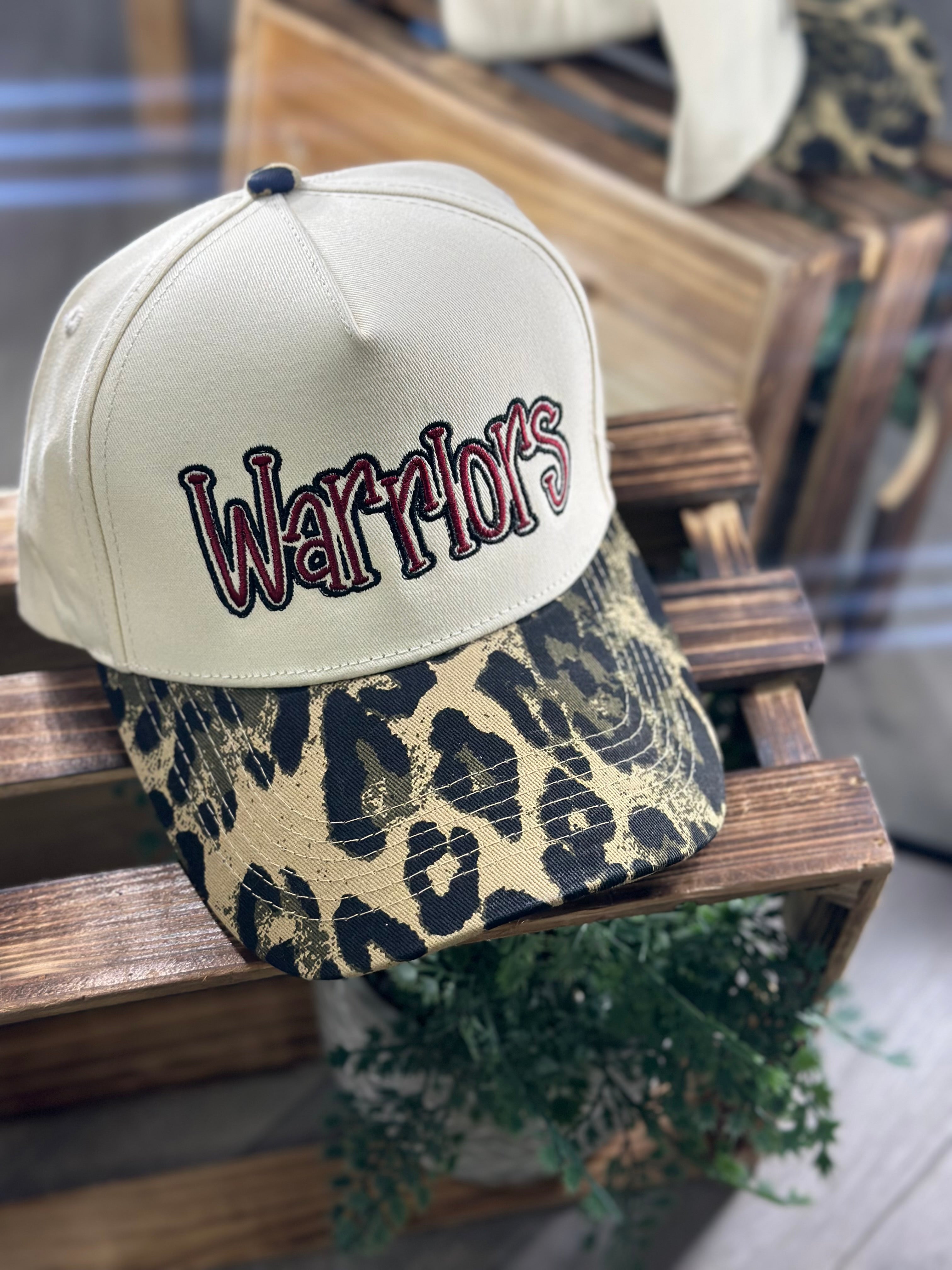 Warriors Gameday cheetah print hat