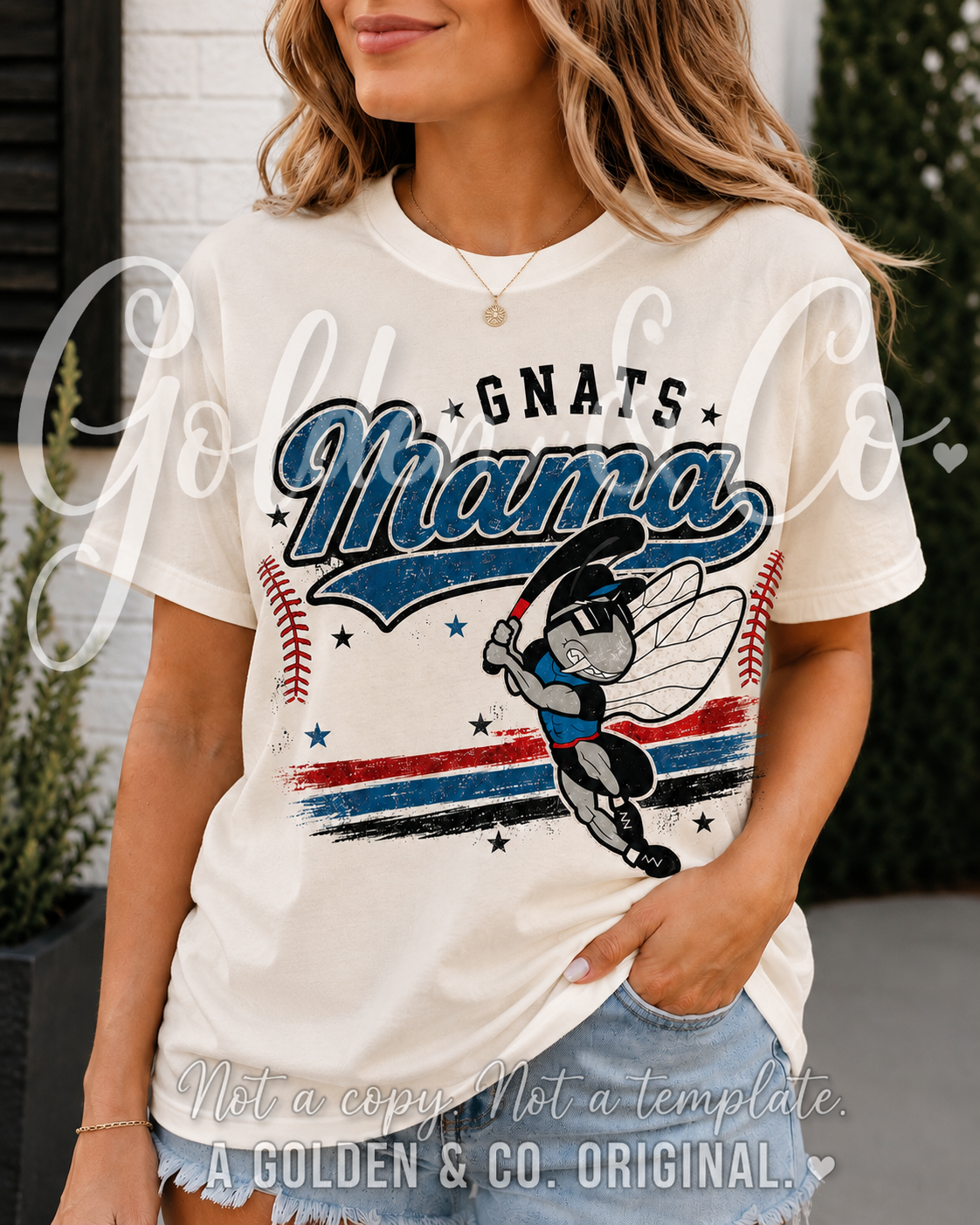 Gnats Mama – Vintage Game Day Tee