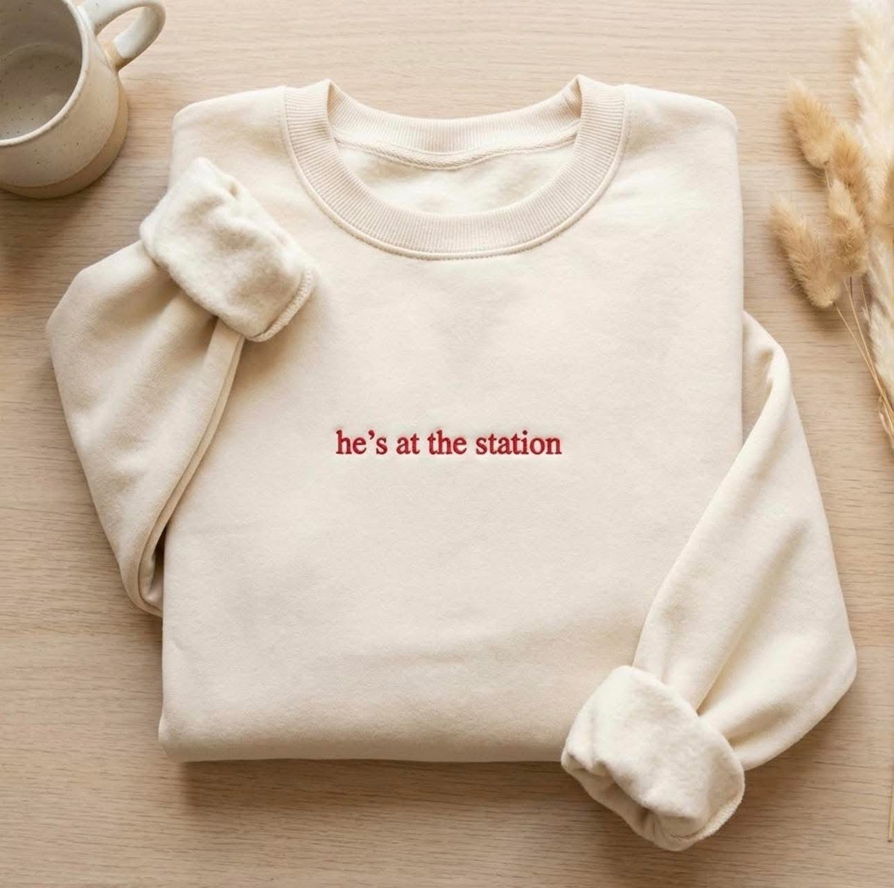 He’s at the Station Crewneck