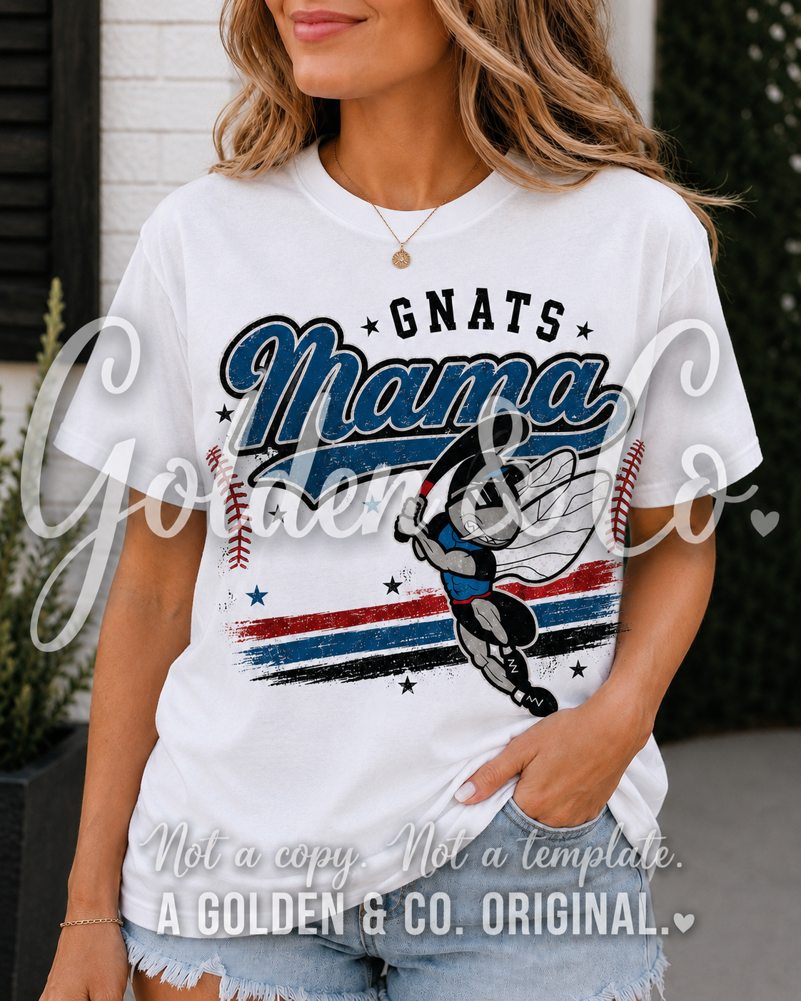 Gnats Mama – Vintage Game Day Tee