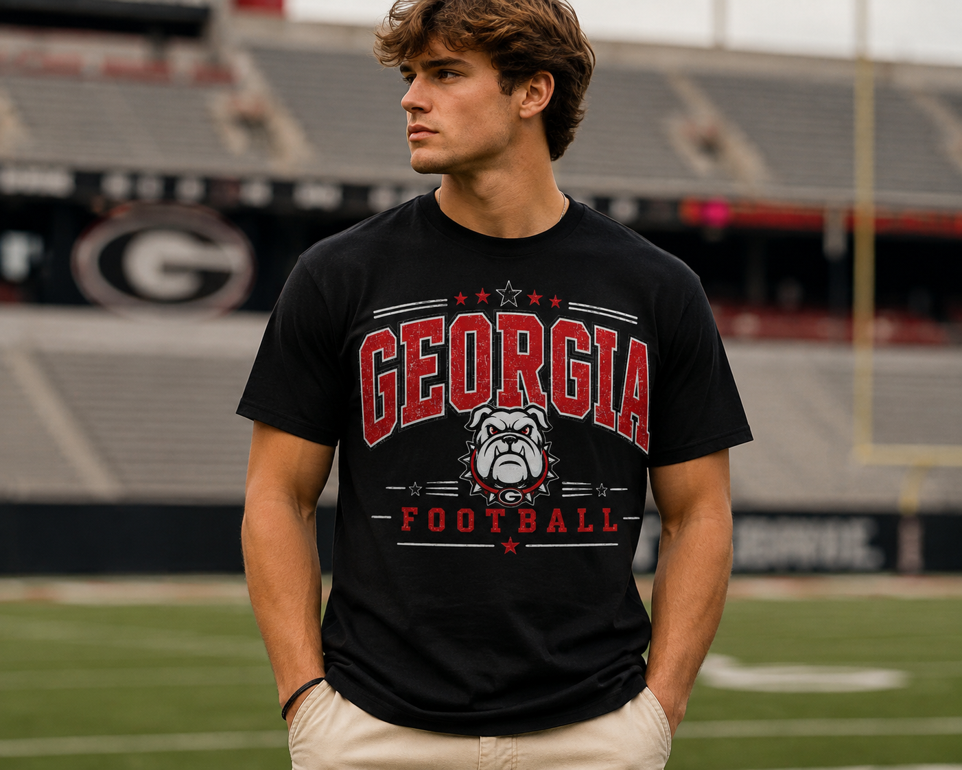 Georgia Game Day but make it Vintage