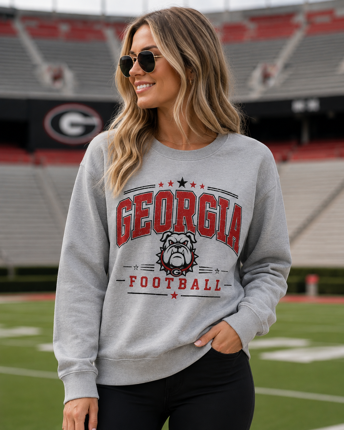Georgia Game Day but make it Vintage