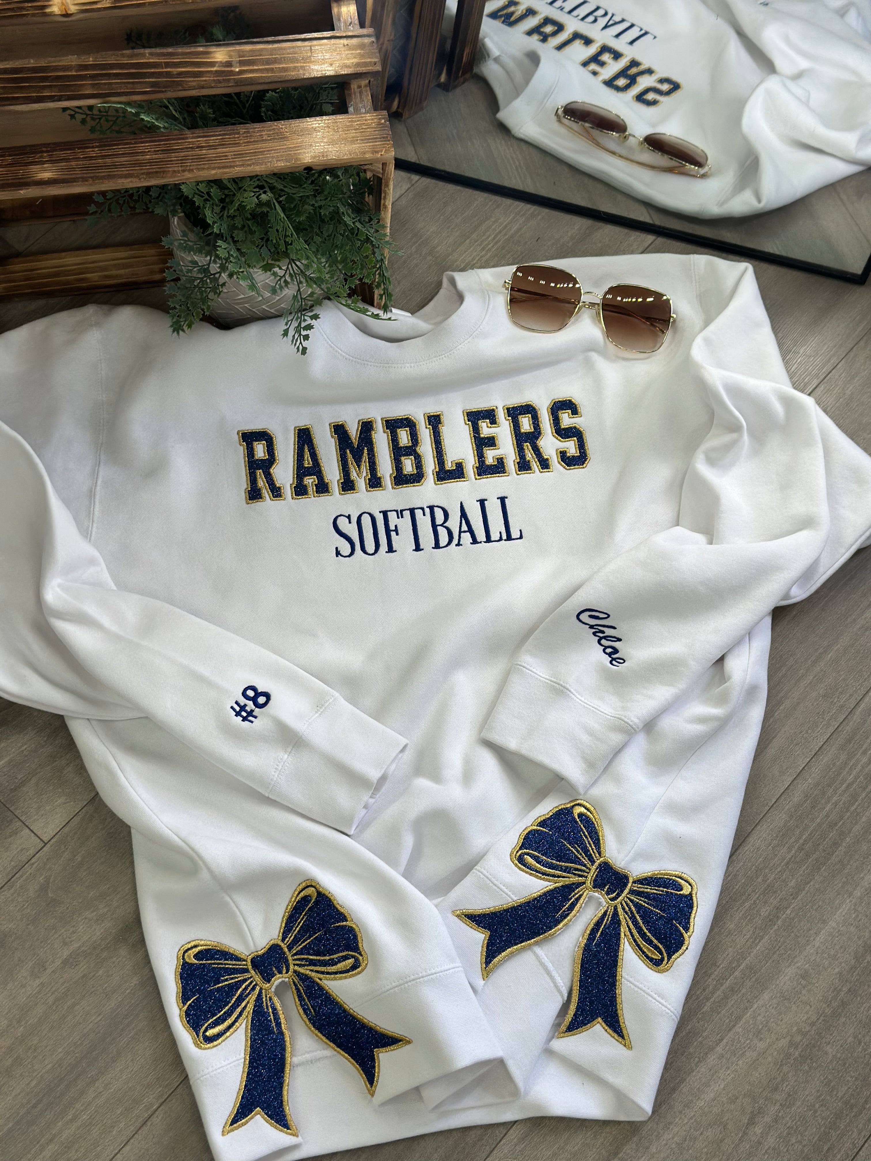 Varsity Letter Sport Specific  Crewneck