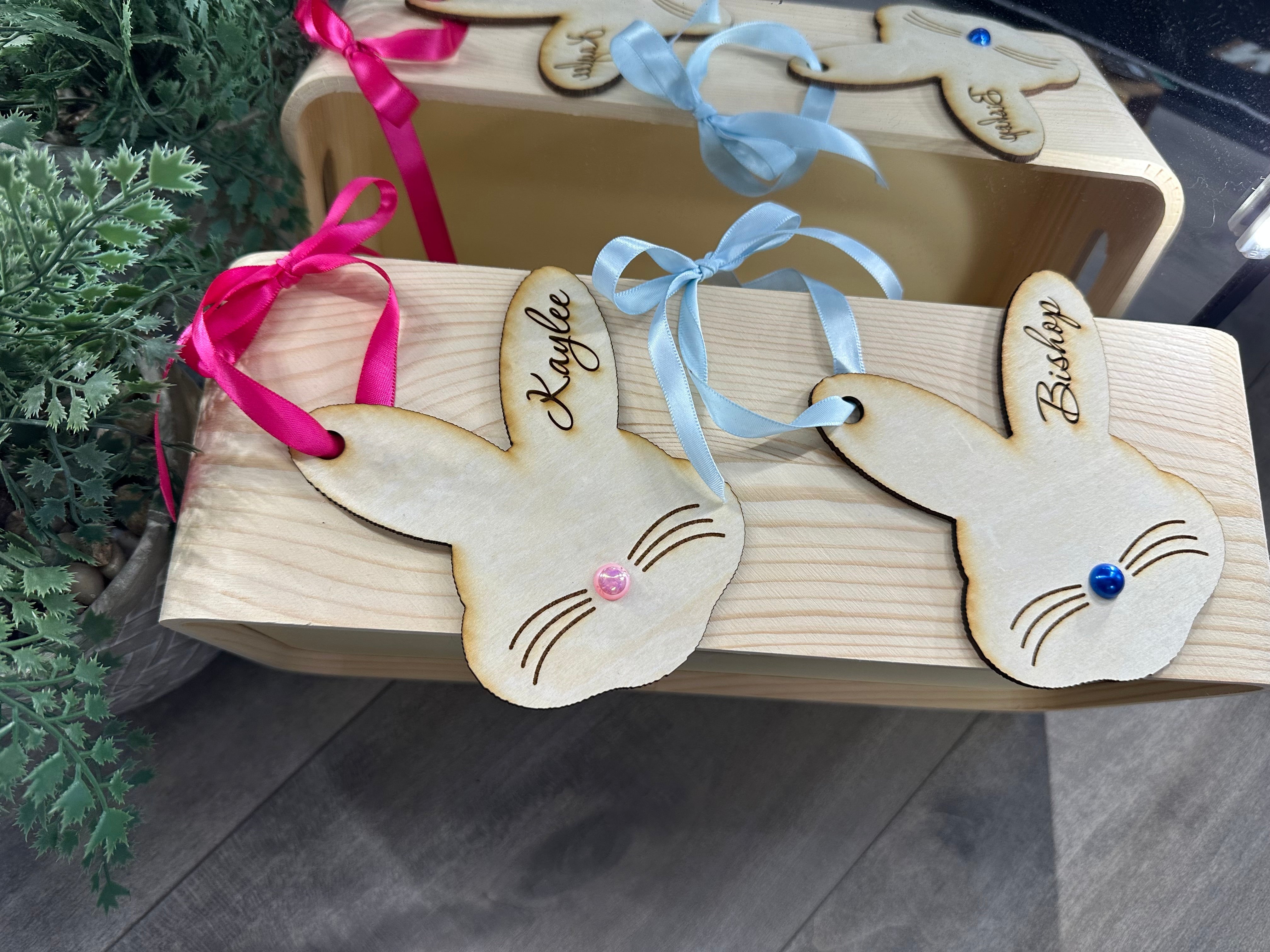 Easter Personalized Wooden Tags