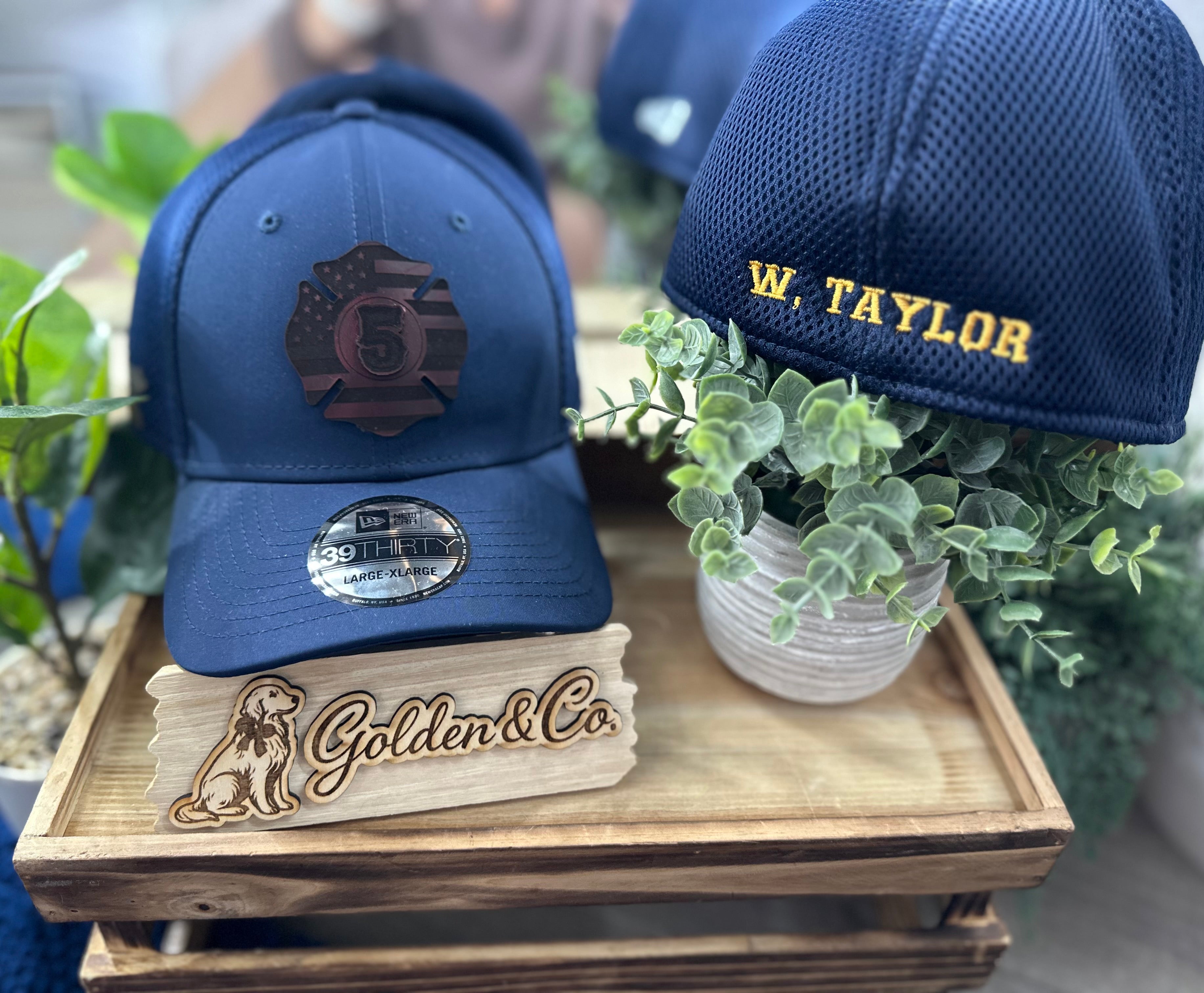 Custom Fire/ First Responder Leather Patch Hat – New Era 39THIRTY