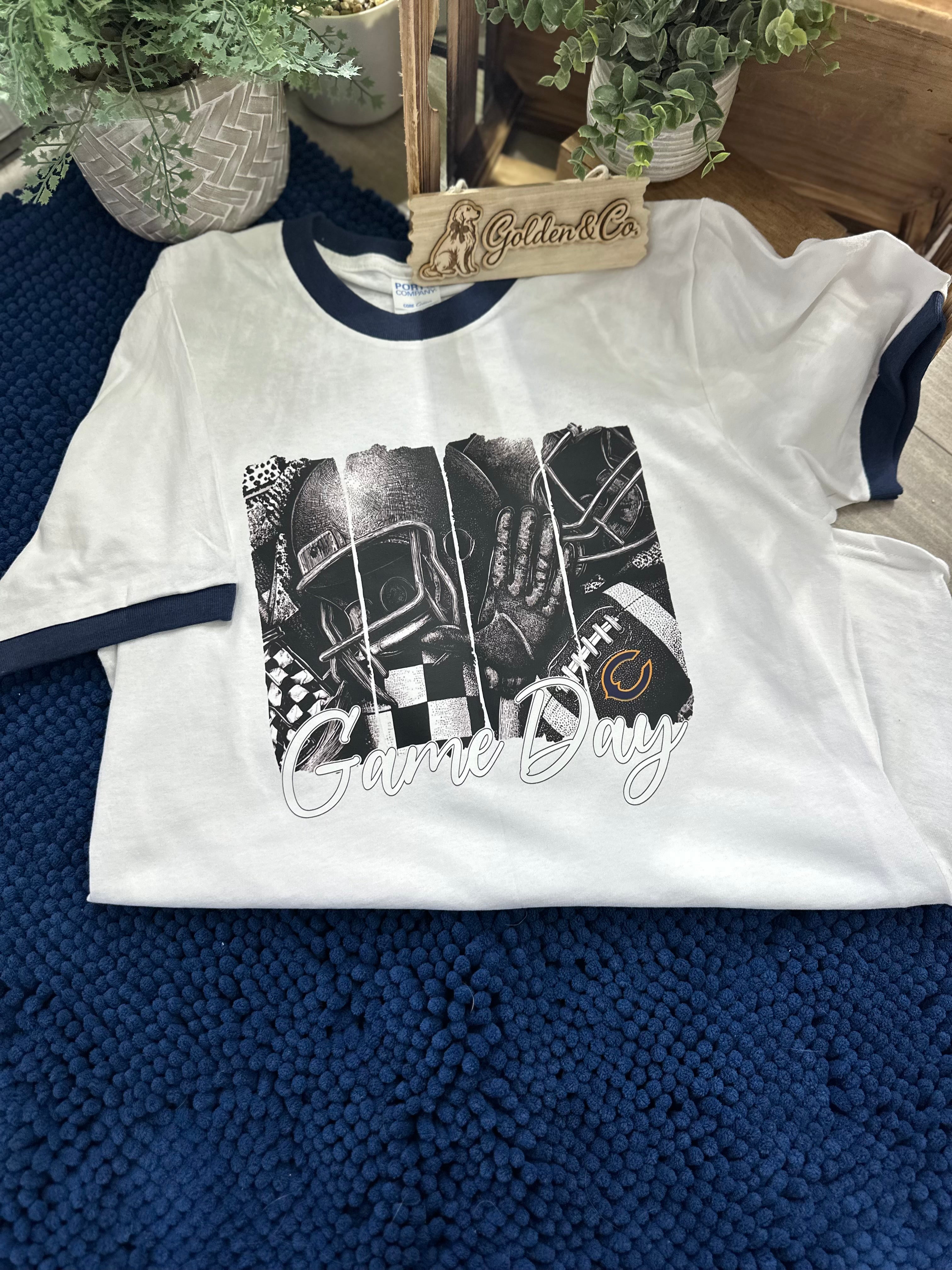 Game Day Football Ringer Tee