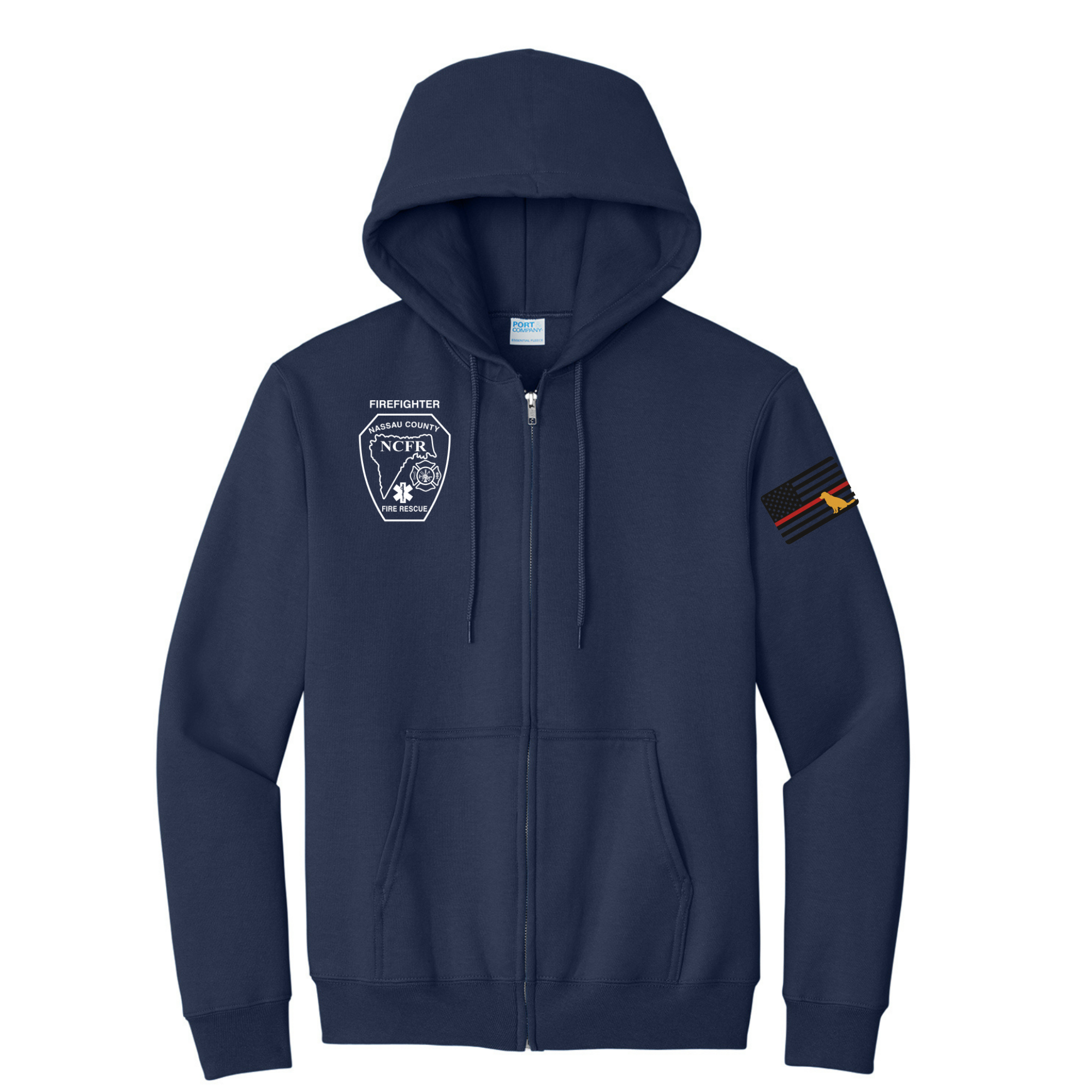 Nassau County Fire Rescue Full-Zip Hoodie