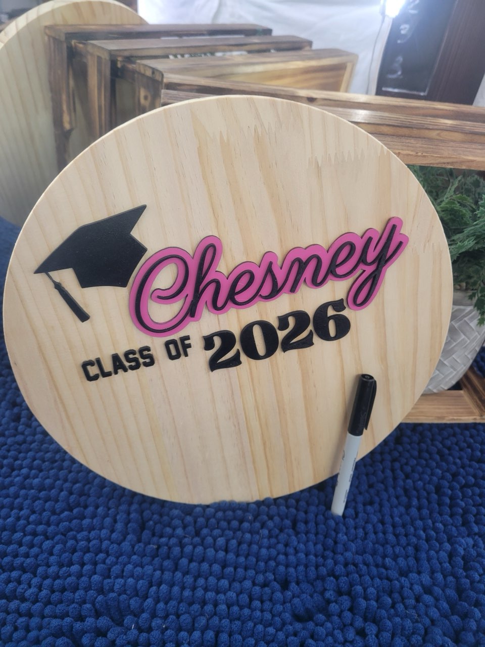 Custom Graduation Guest Board