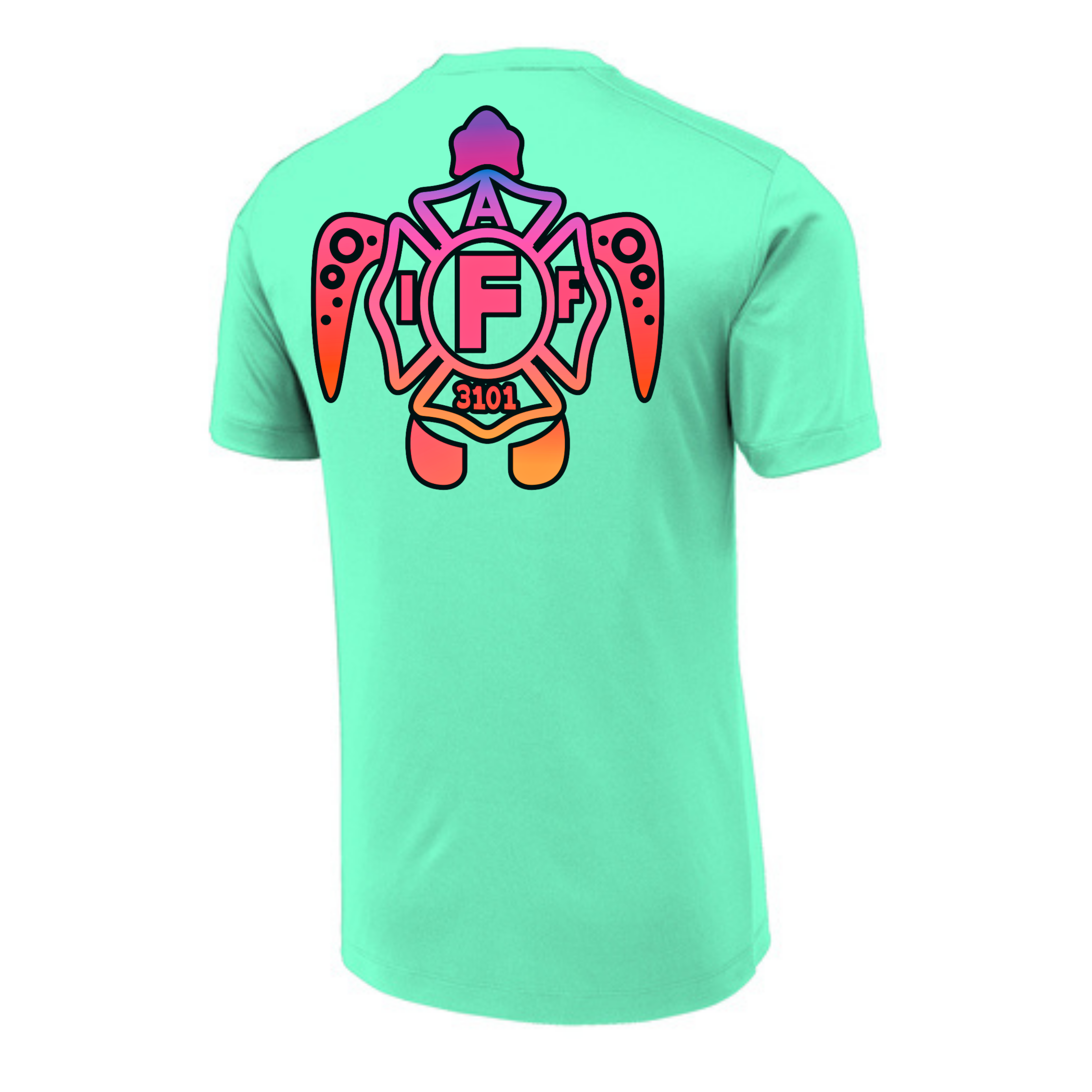 IAFF 3101 Sea Turtle UV Protection Tee